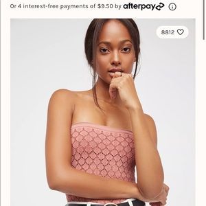 Free People seamless tube top